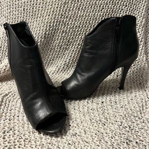Nine West heeled booties.